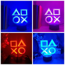 Gaming Room Desk Setup Lighting Decor 3D Visual LED Night Lamp - 7 Color Change
