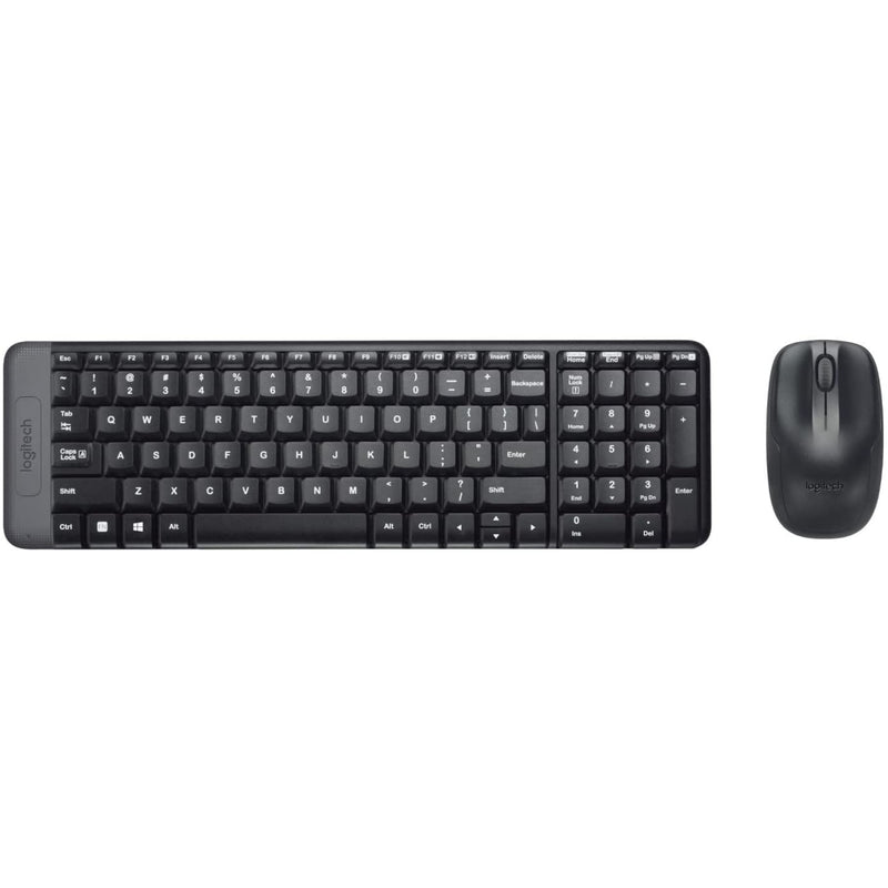Logitech Mk220 Wireless Keyboard And Mouse Combo Black