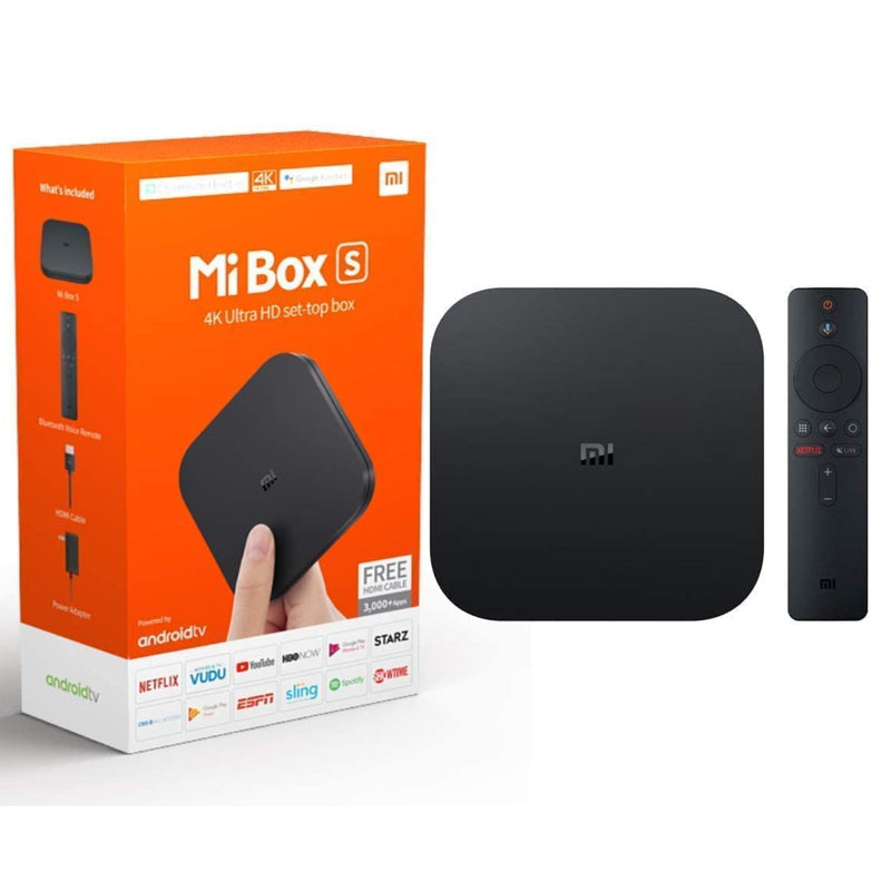 Xiaomi Mi Box S 4K Ultra HD Streaming Media Player, Android TV Box with Google Assistant | Chromecast Built-in