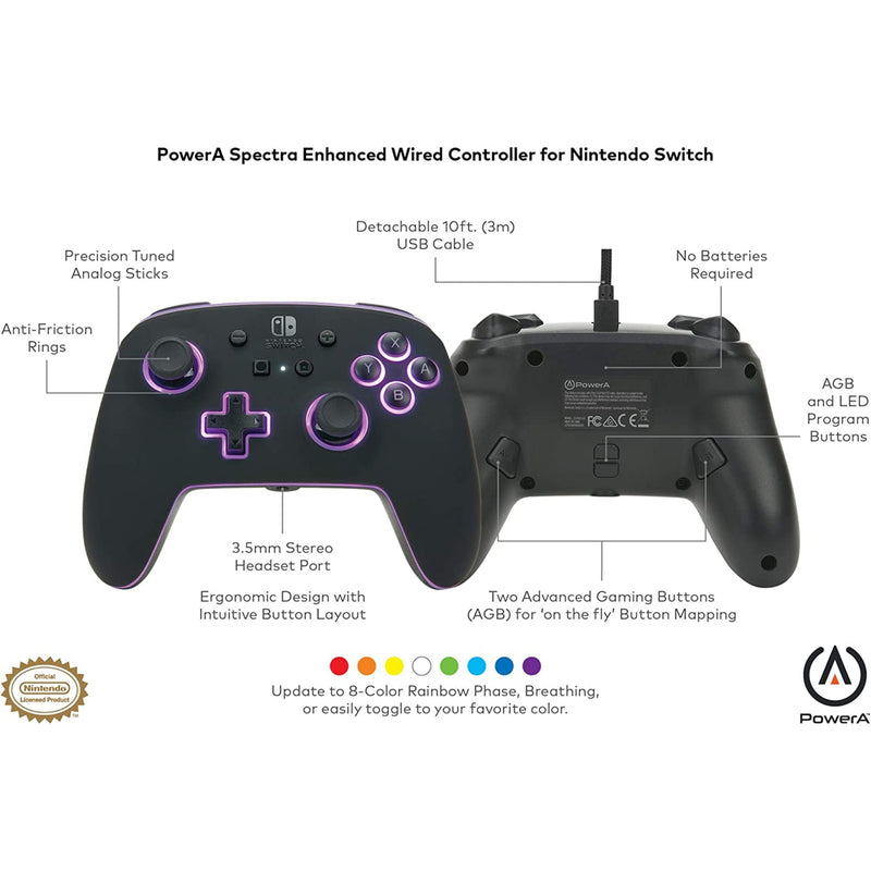 PowerA Spectra Enhanced Wired Controller for Nintendo Switch