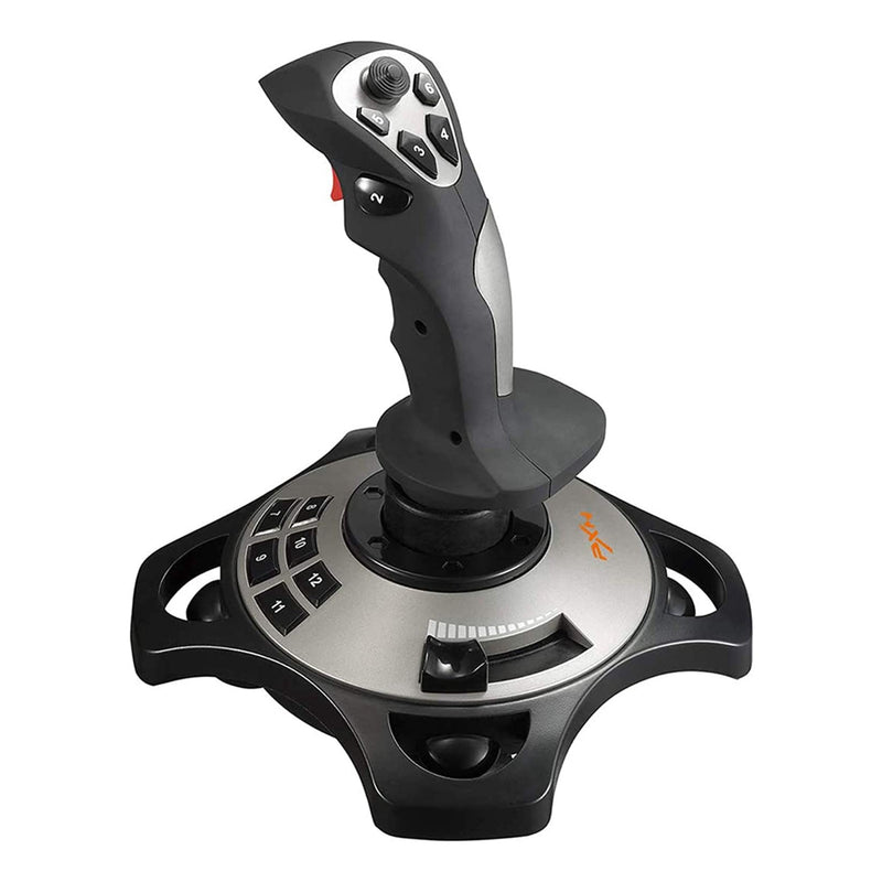 PXN 2113 Flight Simulator Joystick with Vibration Function and Throttle  for Windows PC