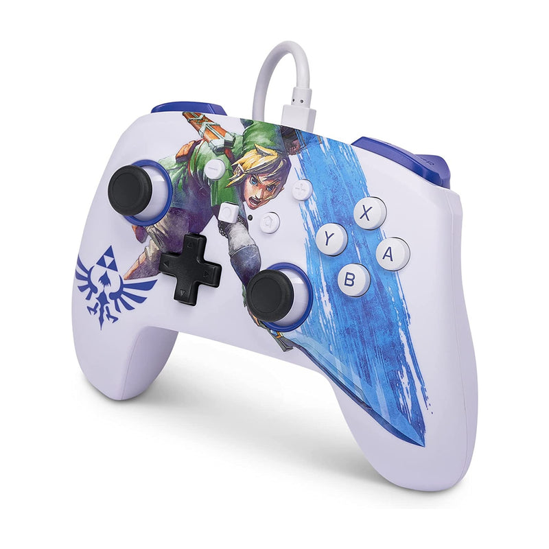 PowerA Enhanced Wired Controller for Nintendo Switch - Master Sword Attack Zelda Link
