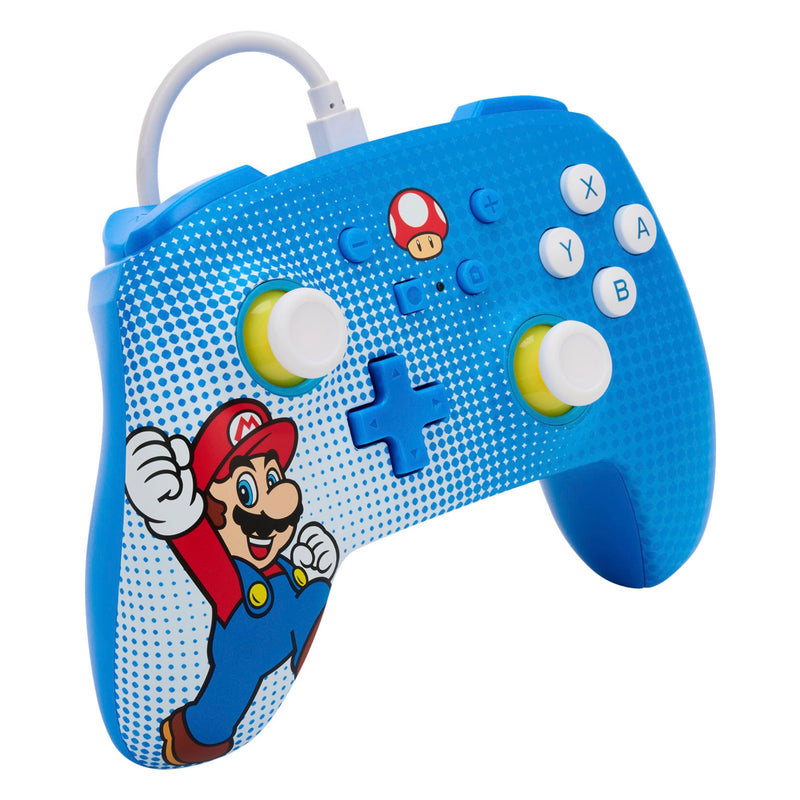 PowerA Enhanced Wired Controller for Nintendo Switch - Mario Pop Art