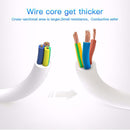 Moxom KH-63Y Extension Lead With USB 6 Ports