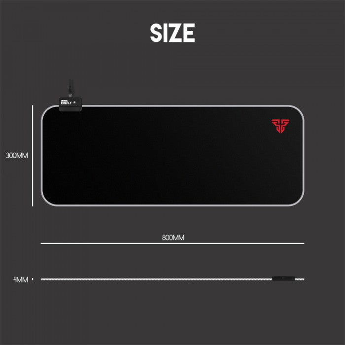 Fantech MPR800 FIREFLY RGB Gaming Mouse Pad