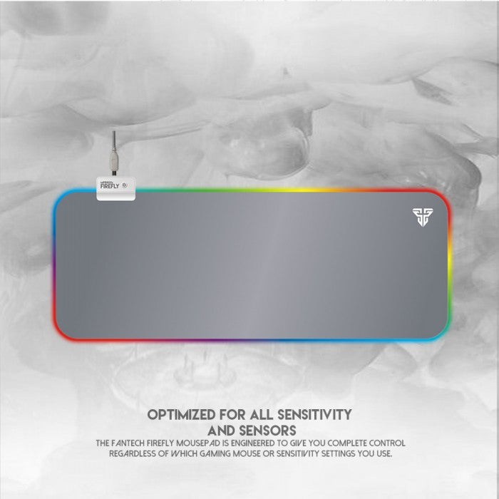 Fantech Mpr800 Firefly Rgb Gaming Mouse Pad - Space Edition Gaming Mouse Pad