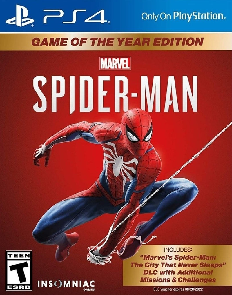 Marvel's Spider-Man gane of the year edition ps4